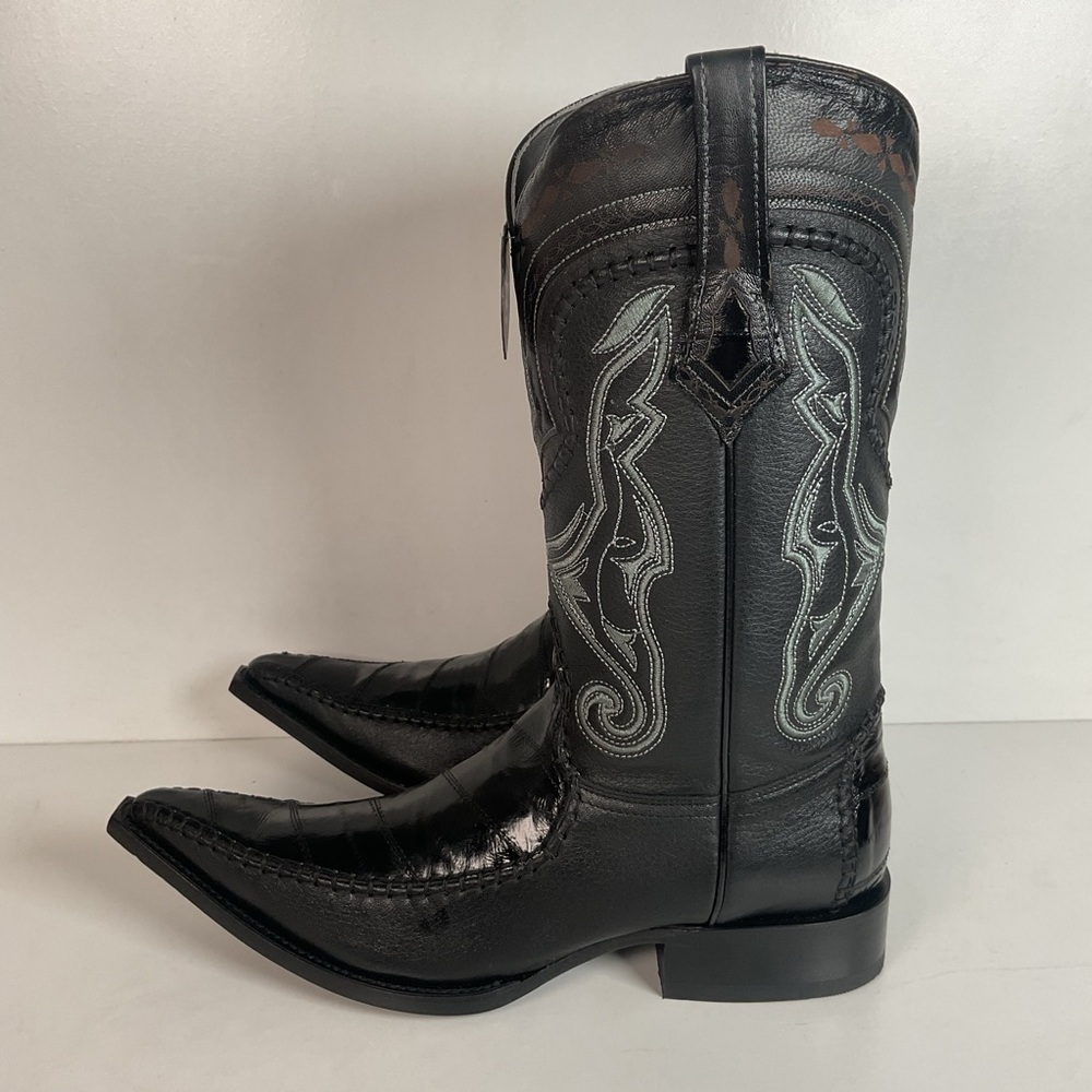 Los Altos Eel Skin Cowboy Boots | Exotic | Men’s 11 EE - Picture 14 of 16